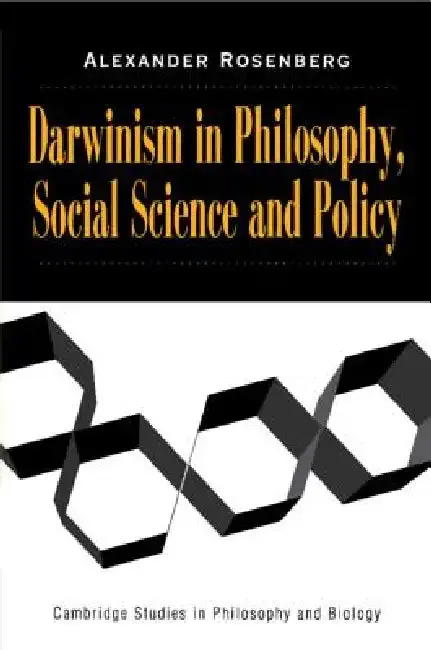 Cover of Darwinism in Philosophy, Social Science and Policy