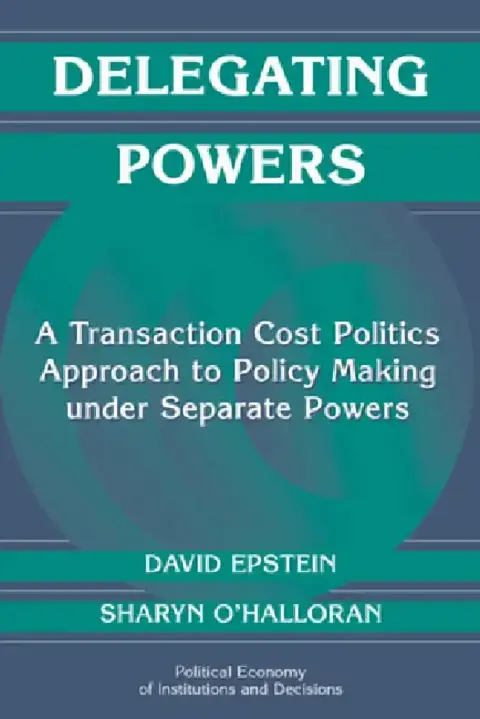 Cover of Delegating Powers
