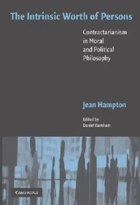 Cover of The Intrinsic Worth of Persons