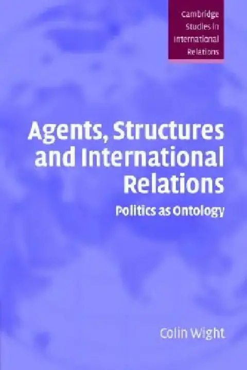 Cover of Agents Structures Intntl Relations