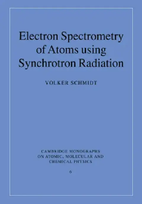 Cover of Electron Spectrometry of Atoms Using Synchrotron Radiation