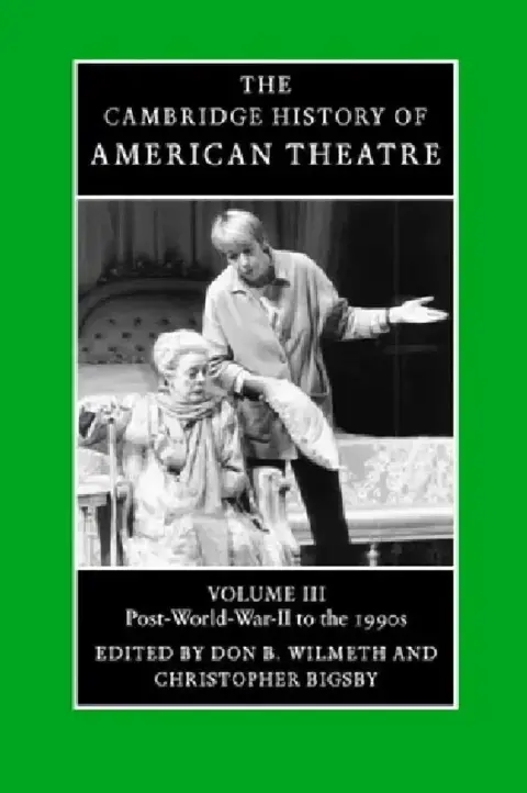 Cover of The Cambridge History of American Theatre