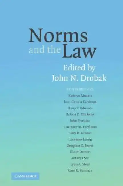 Cover of Norms and the Law