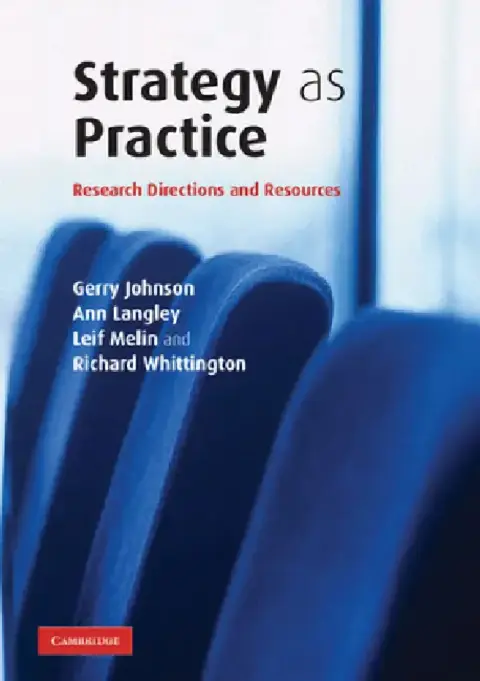 Cover of Strategy as Practice
