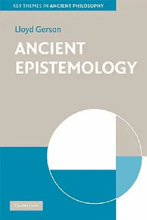 Cover of Ancient Epistemology