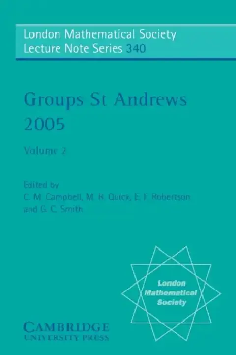 Cover of Groups St Andrews 2005