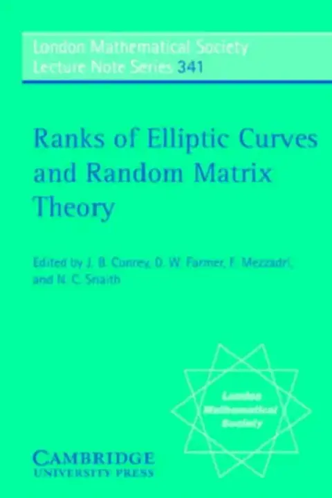 Cover of Ranks of Elliptic Curves and Random Matrix Theory
