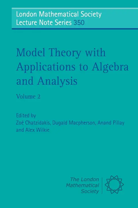 Cover of Model Theory with Applications to Algebra and Analysis