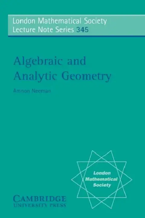 Cover of Algebraic and Analytic Geometry