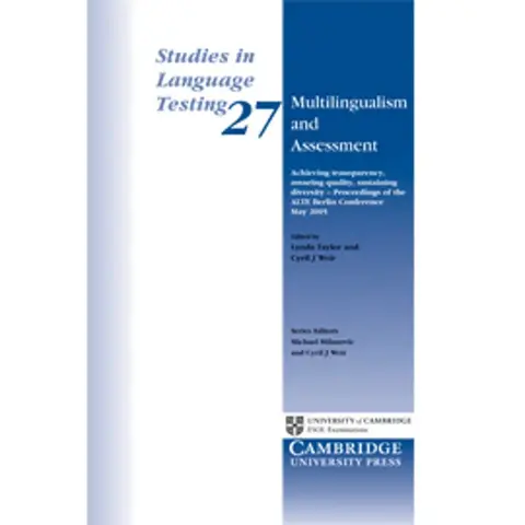 Cover of Multilingualism and Assessment