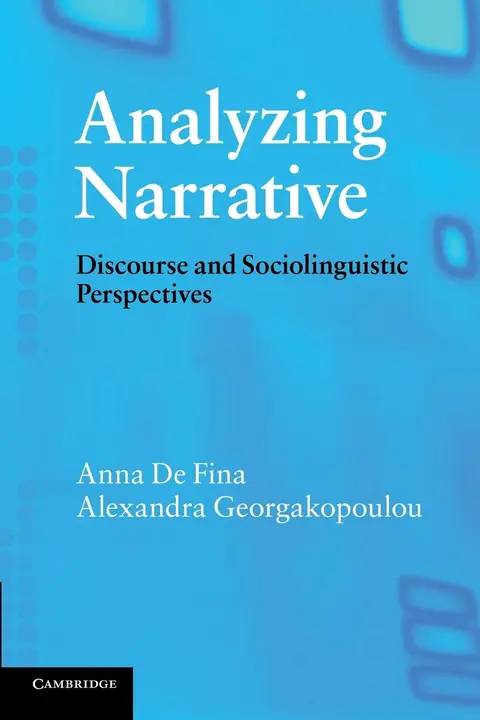 Cover of Analyzing Narrative