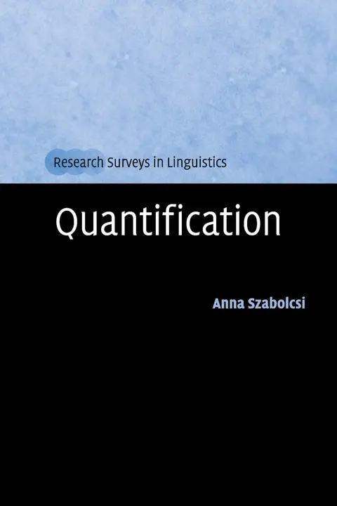 Cover of Quantification