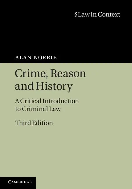 Cover of Crime, Reason and History
