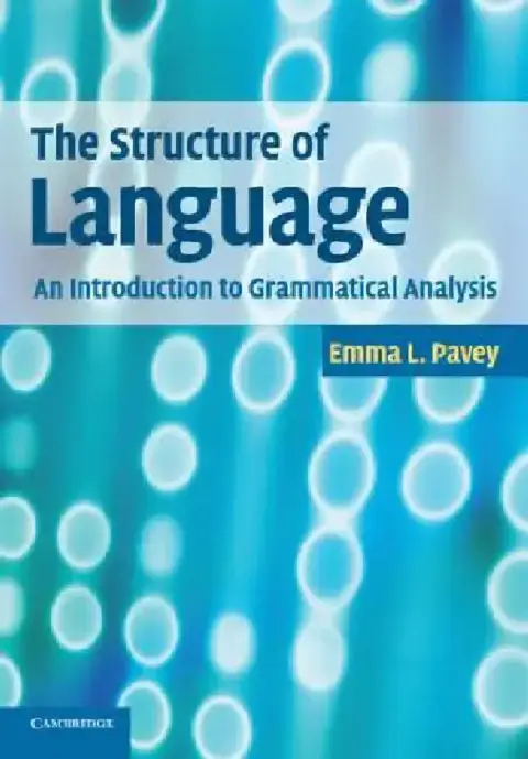 Cover of The Structure of Language