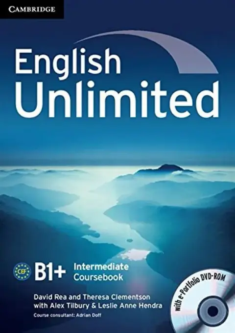 Cover of English Unlimited Intermediate Coursebook with E - Portfolio