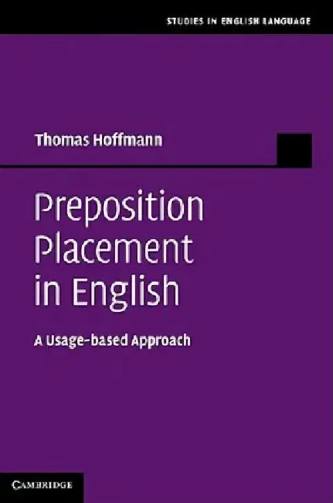 Cover of Preposition Placement in English