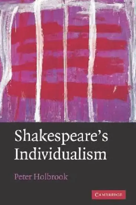 Cover of Shakespeare's Individualism