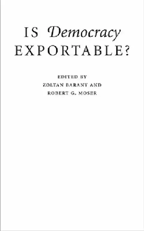 Cover of Is Democracy Exportable?