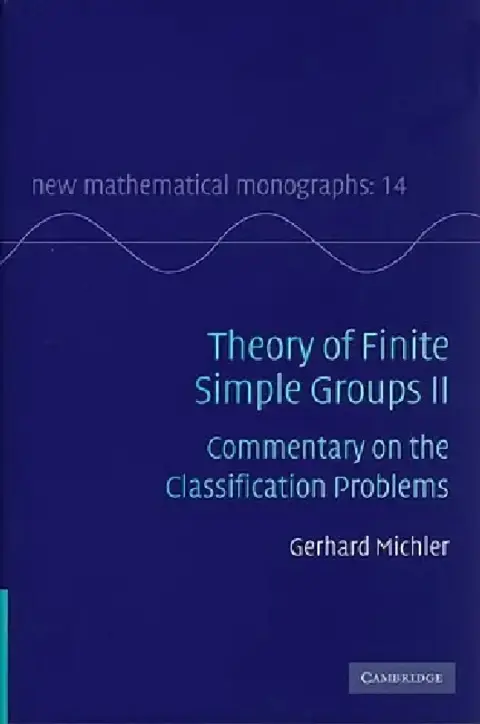 Cover of Theory of Finite Simple Groups II