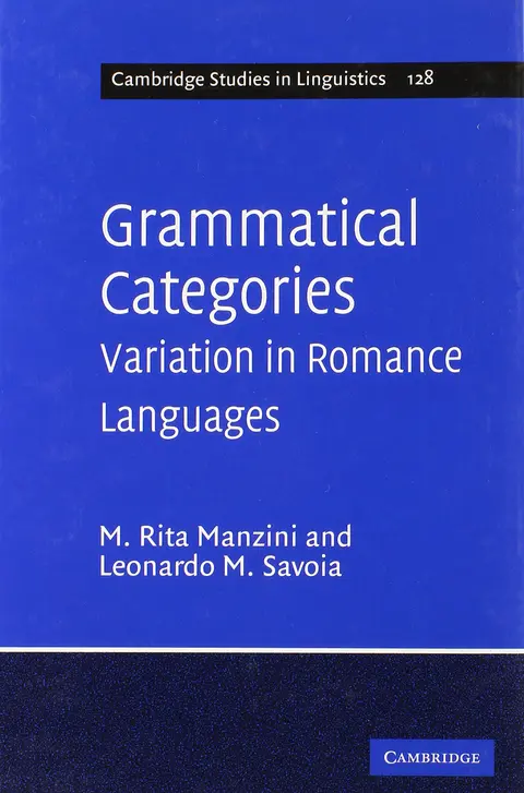 Cover of Grammatical Categories