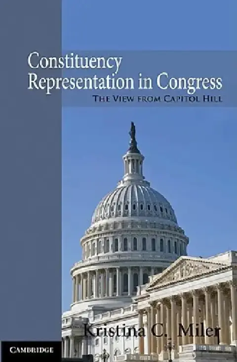 Cover of Constituency Representation in Congress