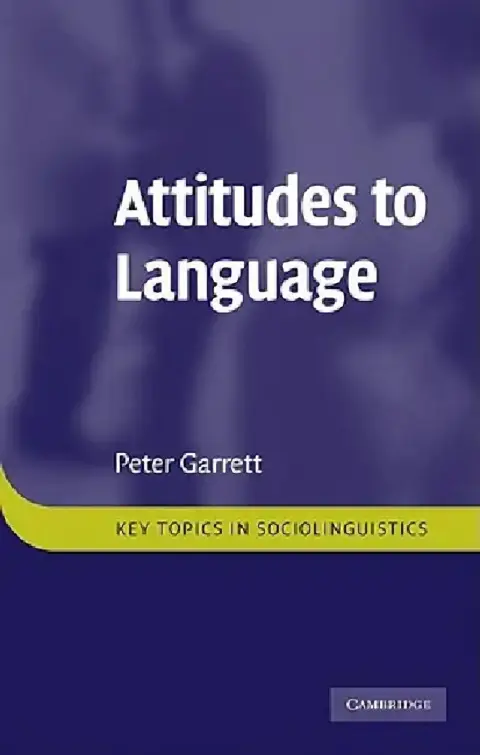 Cover of Attitudes to Language