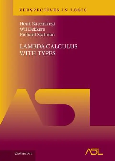 Cover of Lambda Calculus with Types
