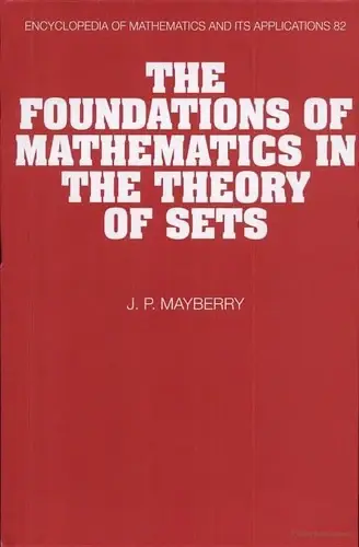 Cover of The Foundations of Mathematics in the Theory of Sets