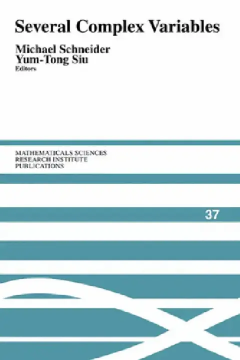 Cover of Several Complex Variables
