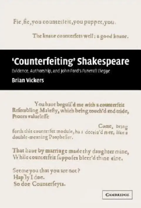 Cover of 'Counterfeiting' Shakespeare
