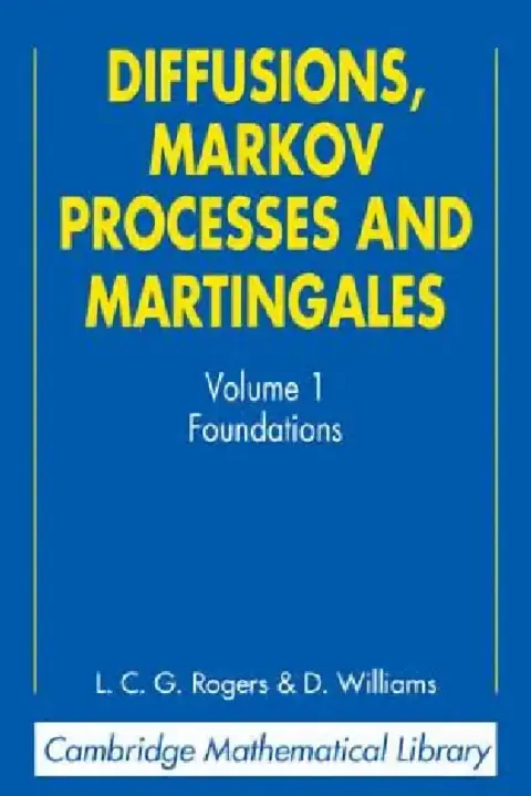 Cover of Diffusions, Markov Processes, and Martingales