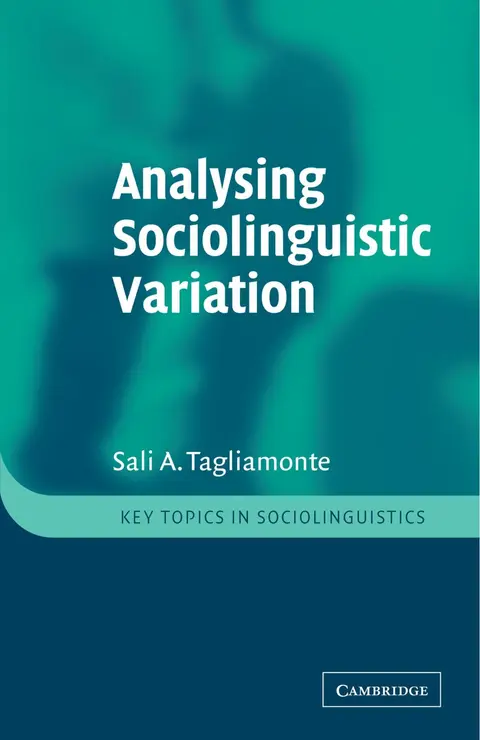 Cover of Analysing Sociolinguistic Variation (pb 2006)