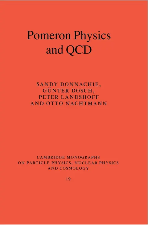 Cover of Pomeron Physics and QCD