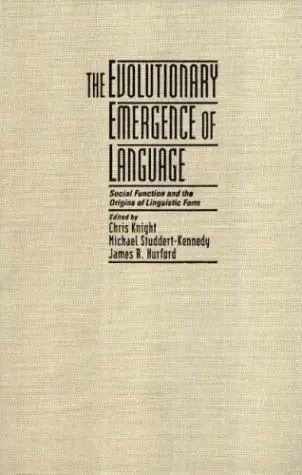 Cover of The Evolutionary Emergence of Language