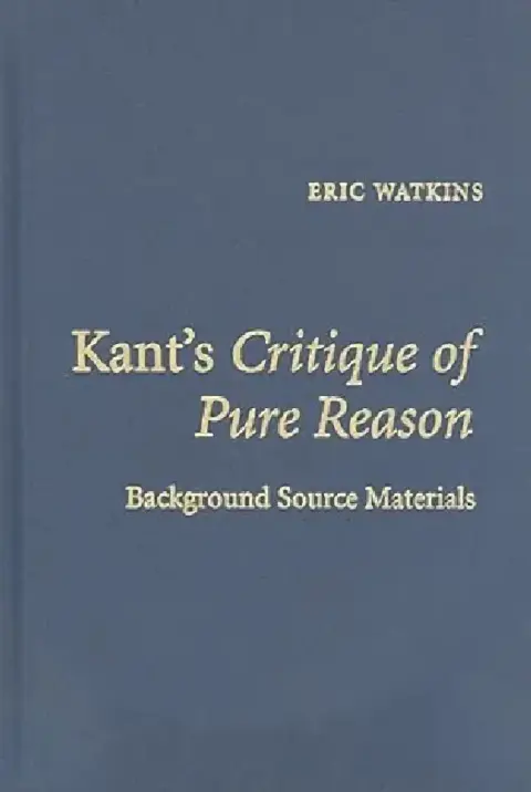 Cover of Kant's Critique of Pure Reason