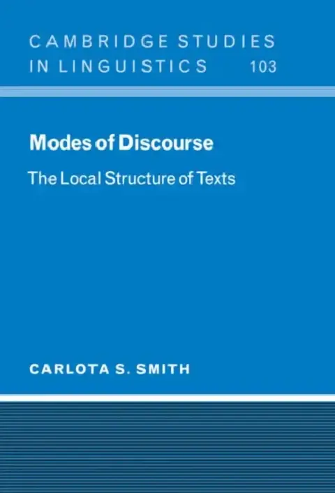 Cover of Modes of Discourse