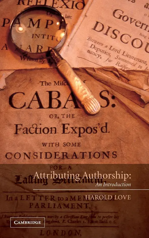 Cover of Attributing Authorship