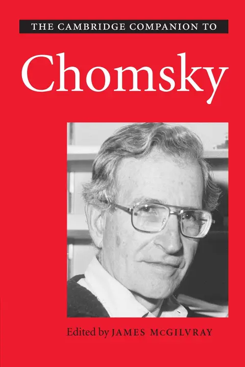 Cover of Cambridge Companion to Chomsky