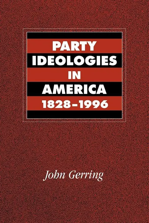 Cover of Party Ideologies in America, 1828–1996