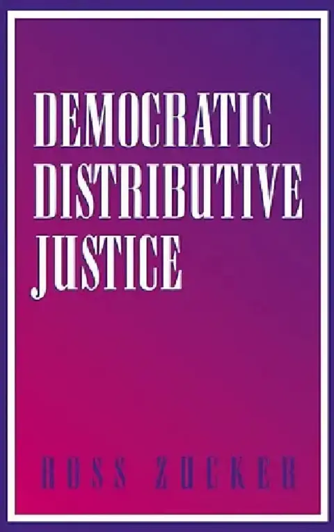 Cover of Democratic Distributive Justice