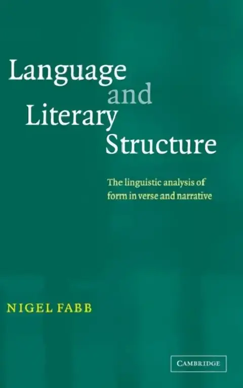 Cover of Language and Literary Structure