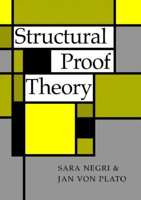 Cover of Structural Proof Theory