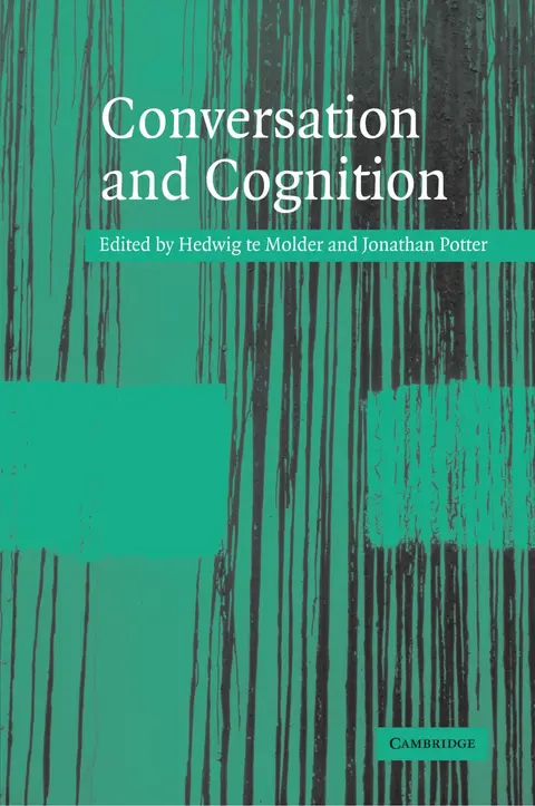 Cover of Conversation and Cognition