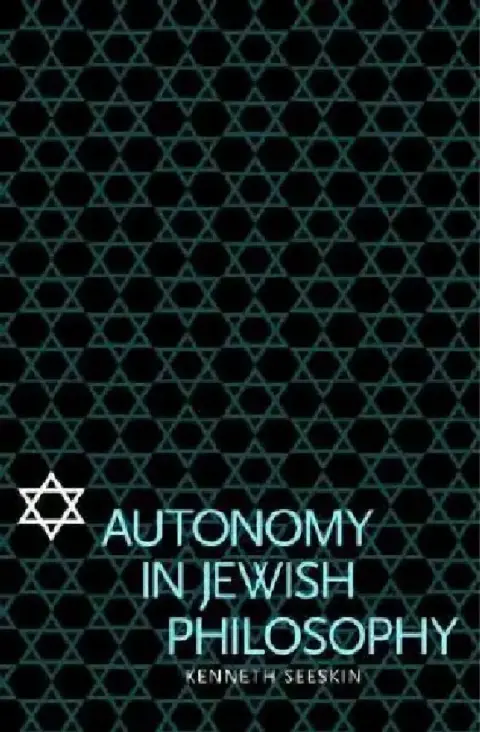 Cover of Autonomy in Jewish Philosophy