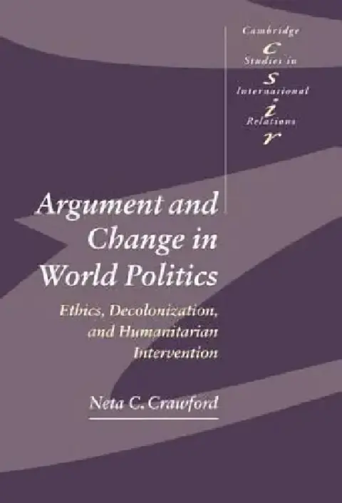Cover of Argument and Change in World Politics