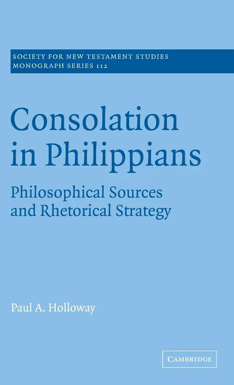 Cover of Consolation in Philippians