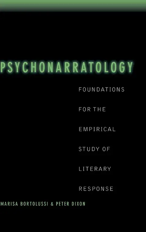 Cover of Psychonarratology