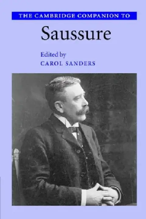 Cover of The Cambridge Companion to Saussure