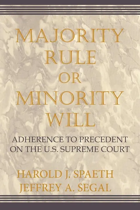Cover of Majority Rule or Minority Will