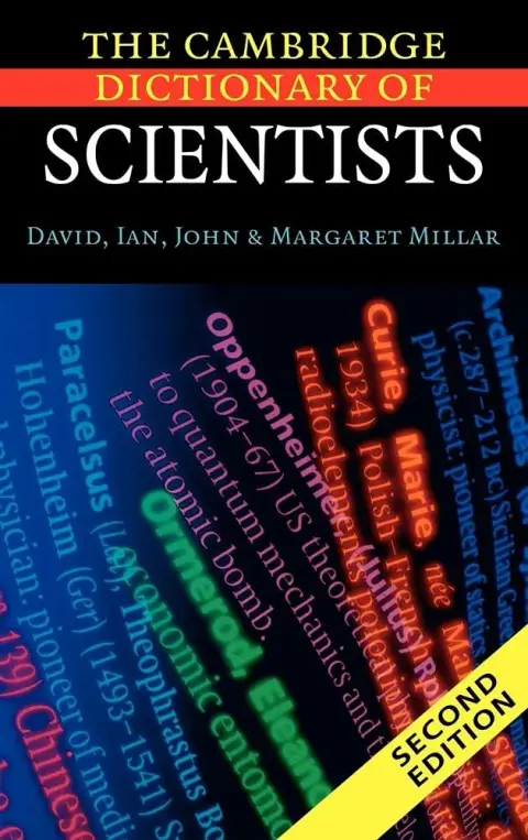 Cover of The Cambridge Dictionary of Scientists